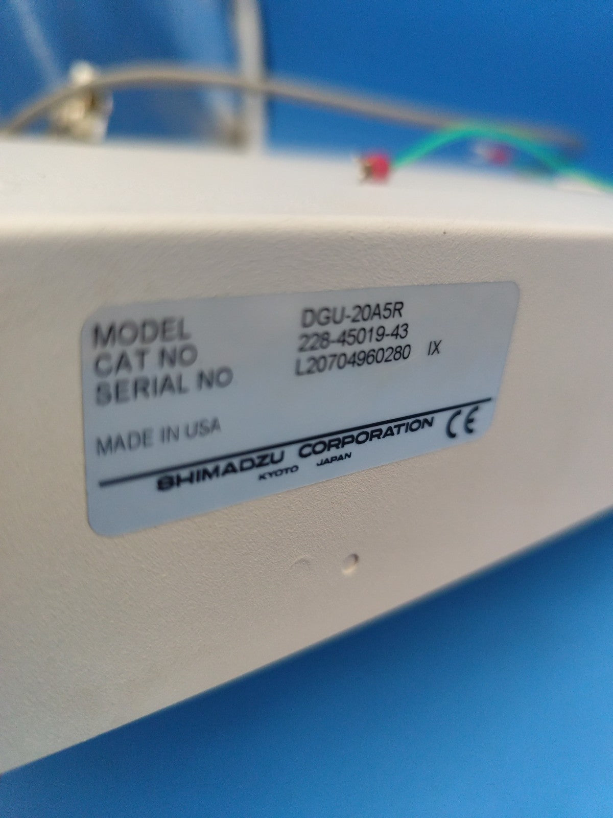 Shimadzu DGU-20A5R DegassingUnit With Cables