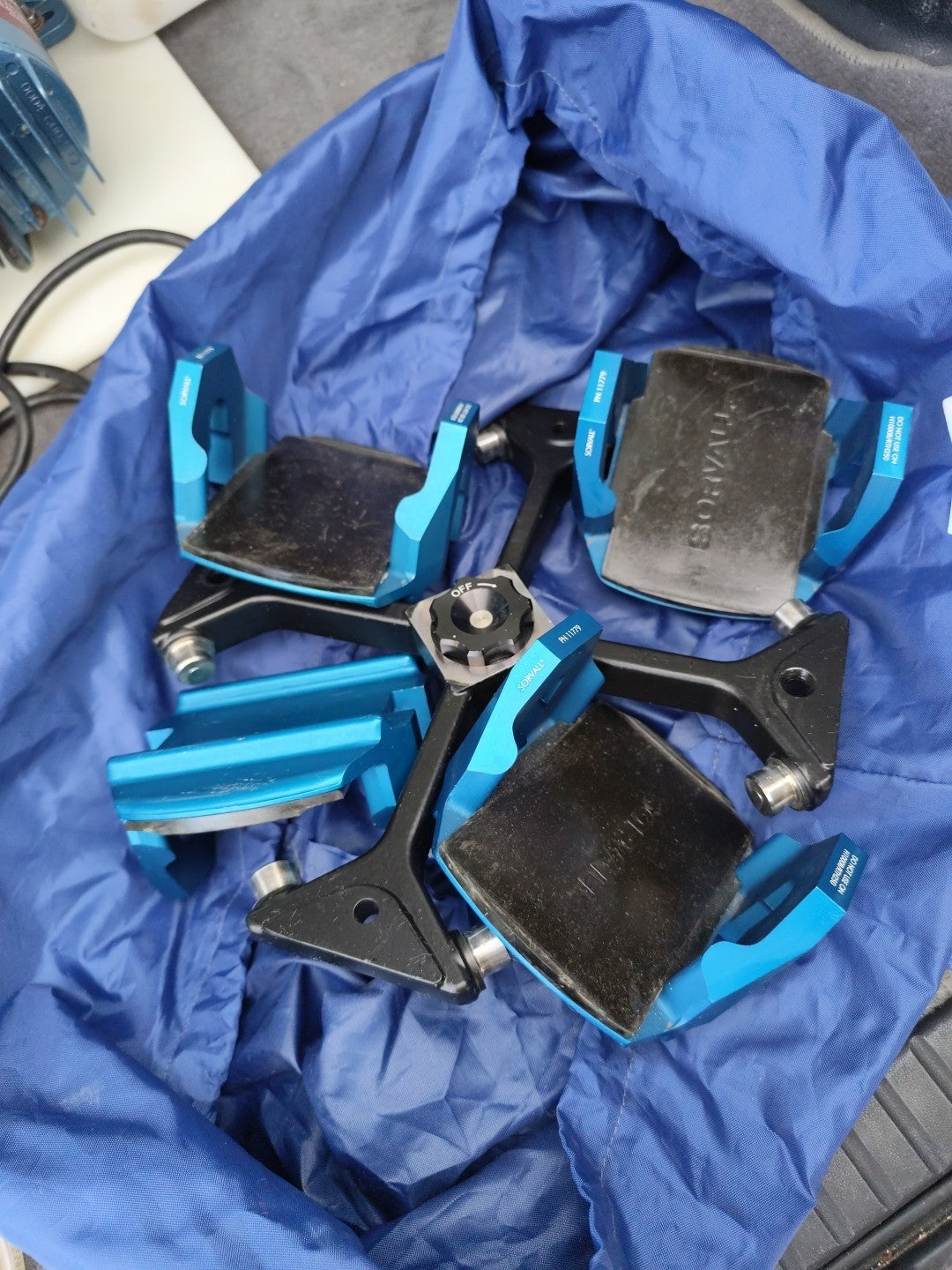 Sorvall Rotor And Four 11779 Swing Buckets For Plates