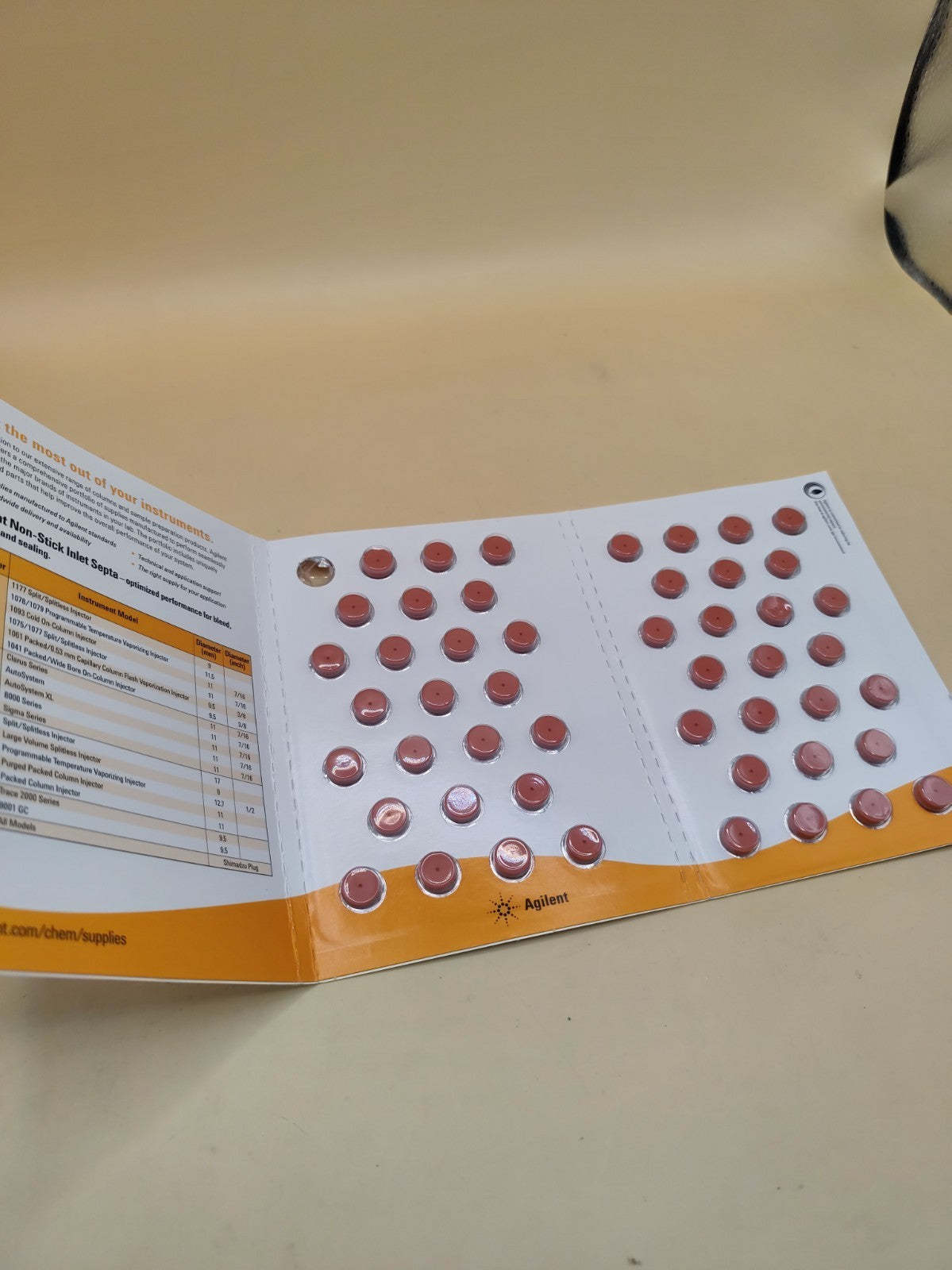 Agilent Crosslab Non Stick Long Life Inlet Septa 49 Pk