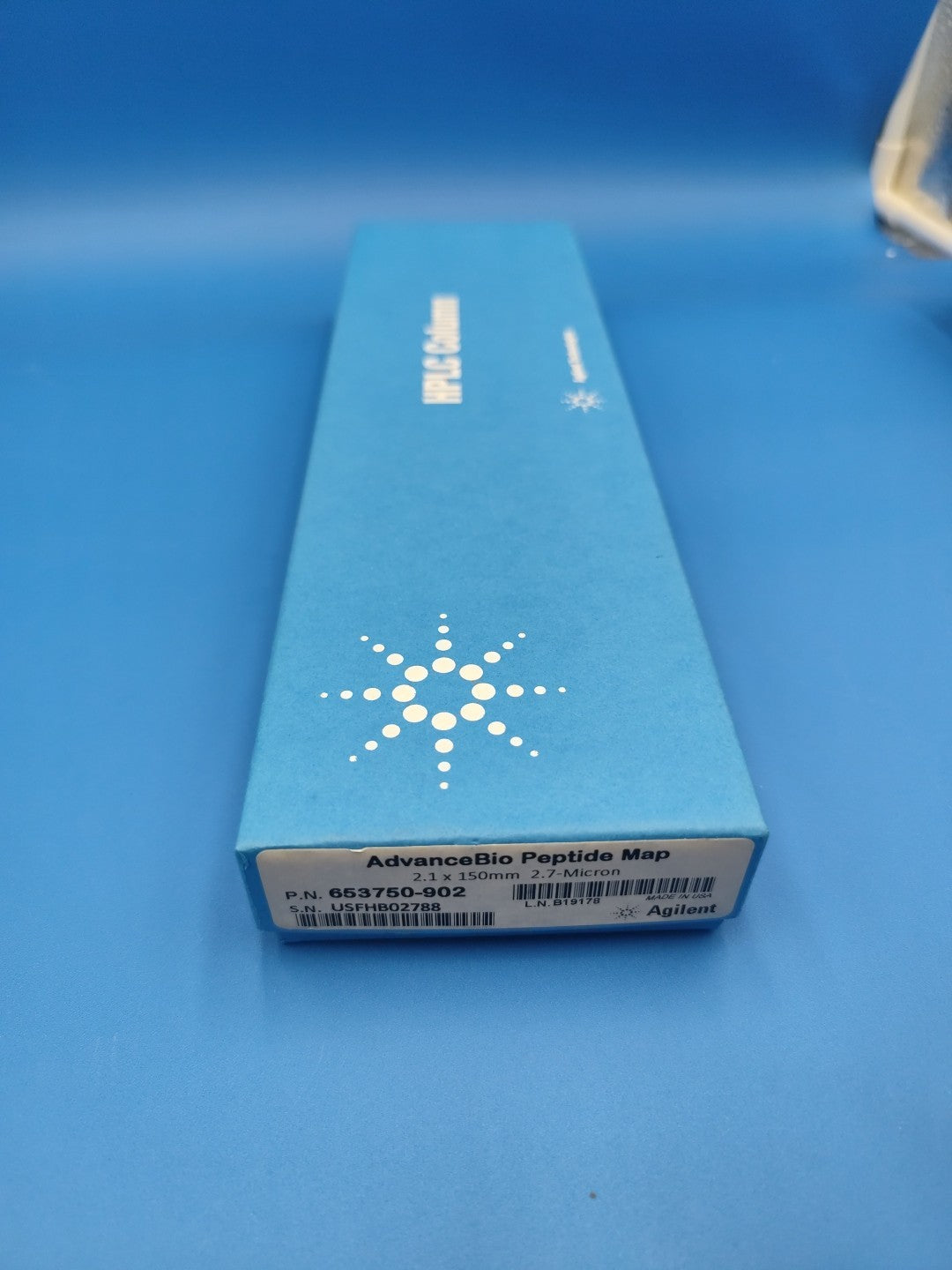 653750-902 AdvanceBio Peptide Mapping 120Å, 2.1 x 150 mm, 2.7 µm