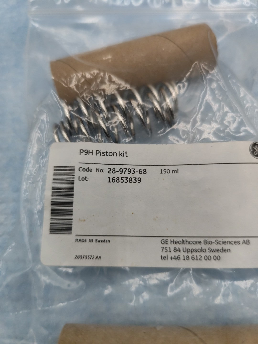 P9H Piston Kit 150ml GE Healthcare Cytiva 28-9793-68
