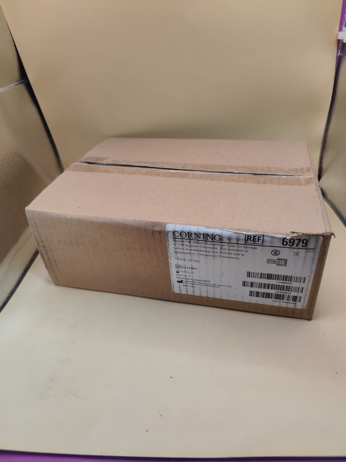 Corning 6979 Ascent 500ml Centrifuge Tube For Storage With 1/4 Aseptic connector
