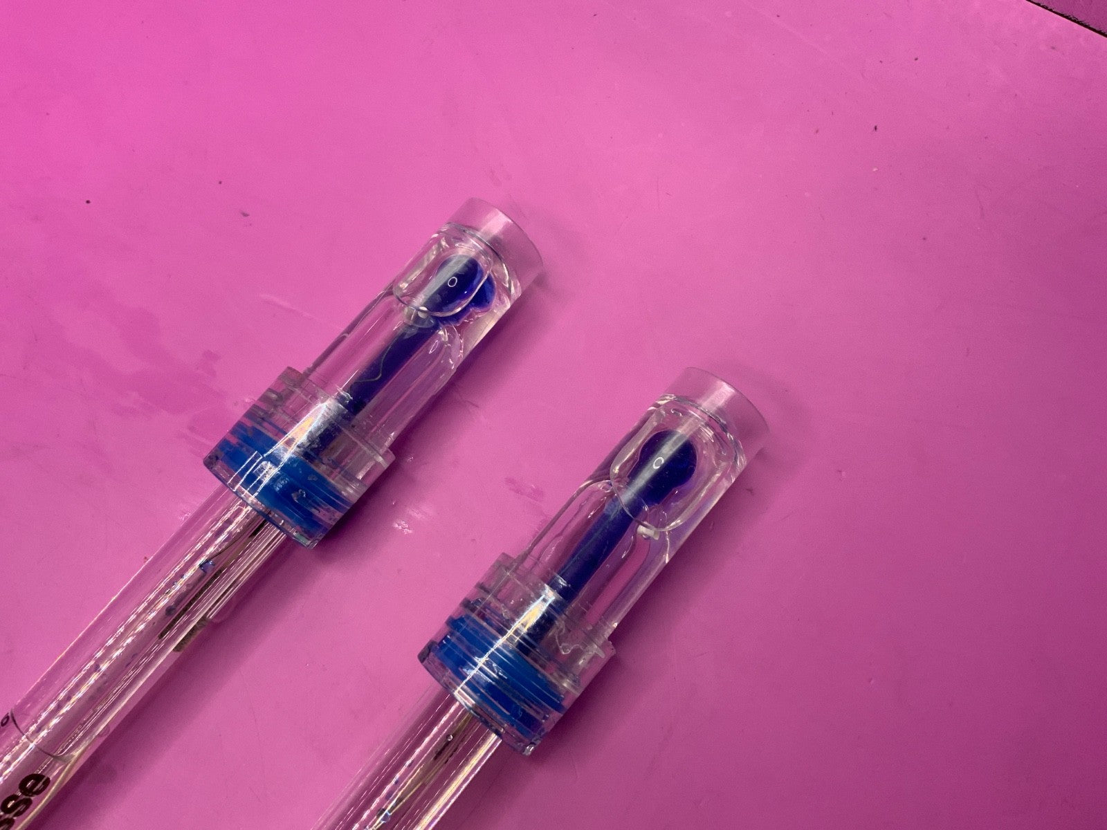 Set of two used 12mm pH electrode EFP K8 225 mm
