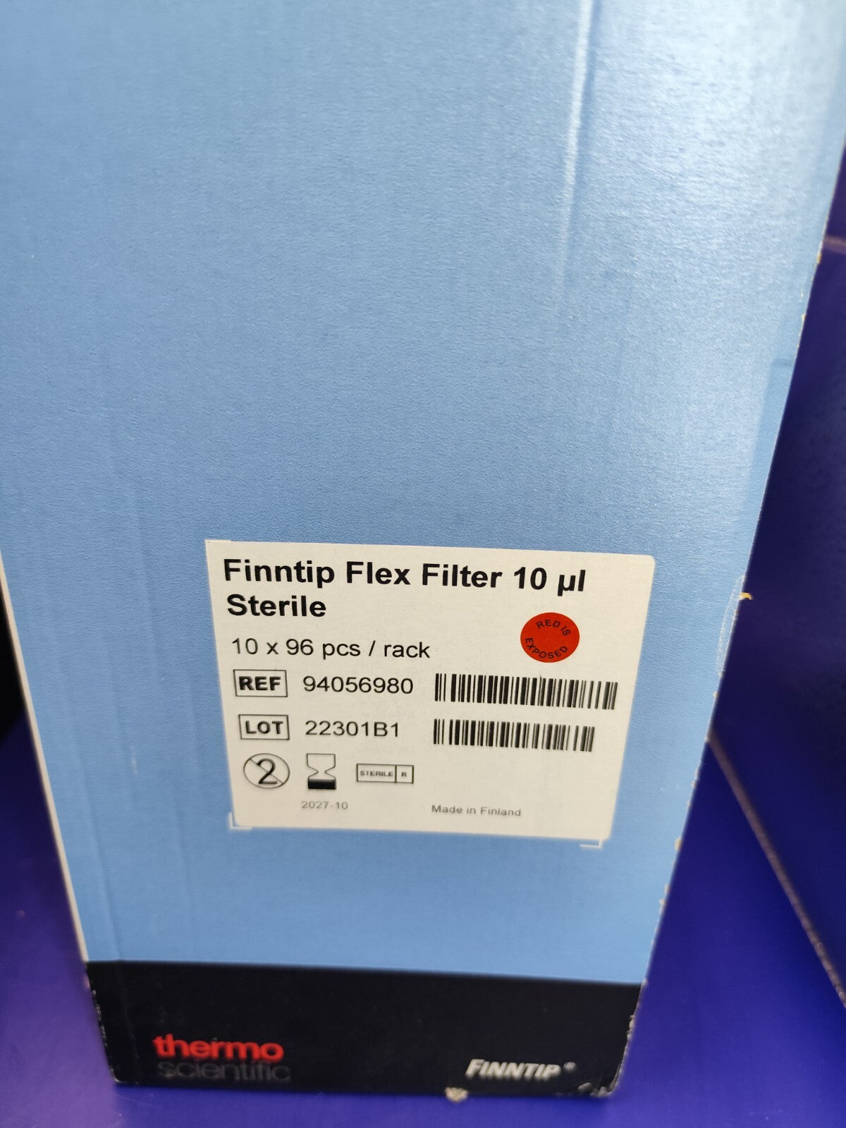 Thermo FinnTip Sterile Filter 10ul  1000ul Flex Pipette tip tips