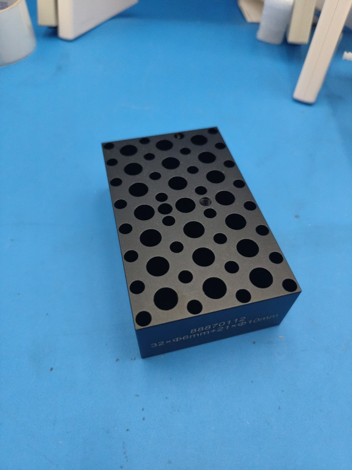 Thermo Scientific 88870112 Block, 6 mm and 10 mm dia. 76 x 124 x 39 mm