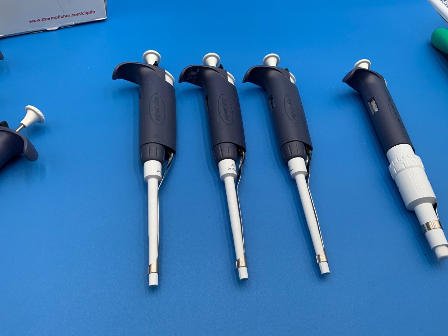 Rainin Pipette L2 10 20 100 200 1000 2000 5000 LTS Calibrated Set Warranty