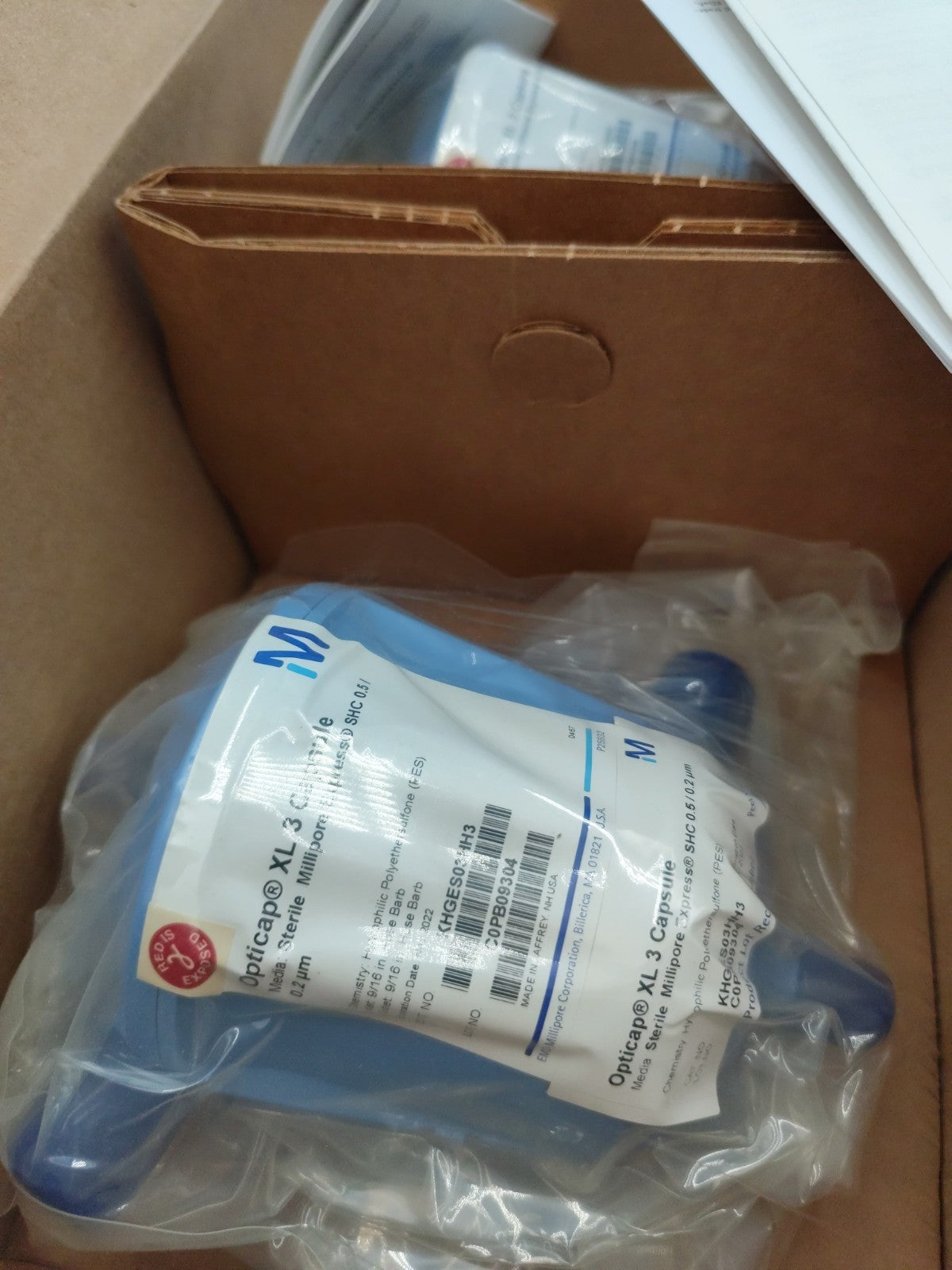 KHGES03HH3 Millipore Express SHC 0.5 0.2µm, Opticap XL 3 Capsule PES 9/16 Hose