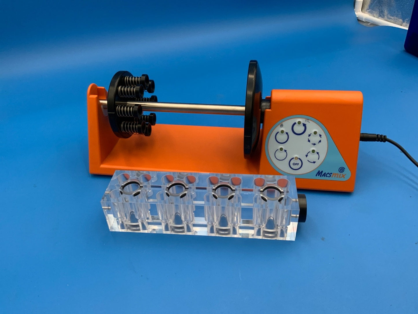 MACSmix with two holders working Warranty see Video rotator rotating mixer