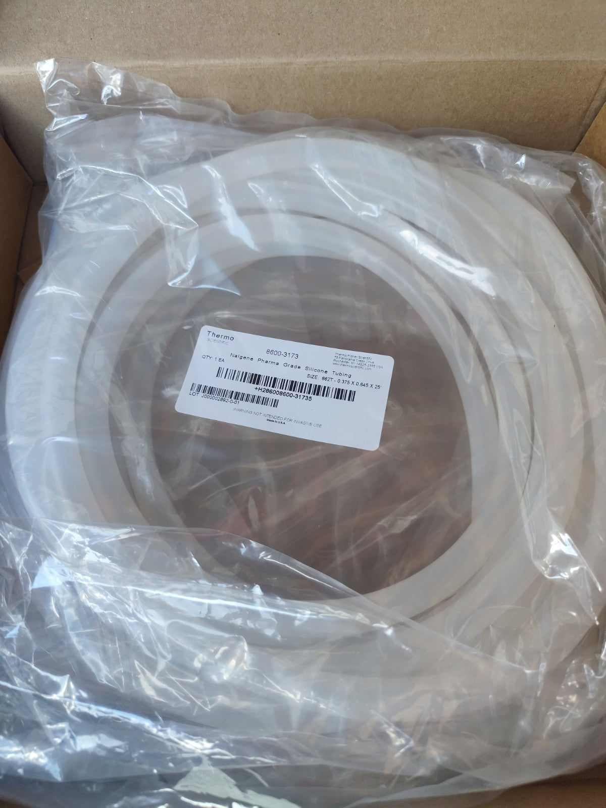 Nalgene Pharma-Grade Platinum-Cured Silicone Tubing Peristaltic Pumps 8600-3173