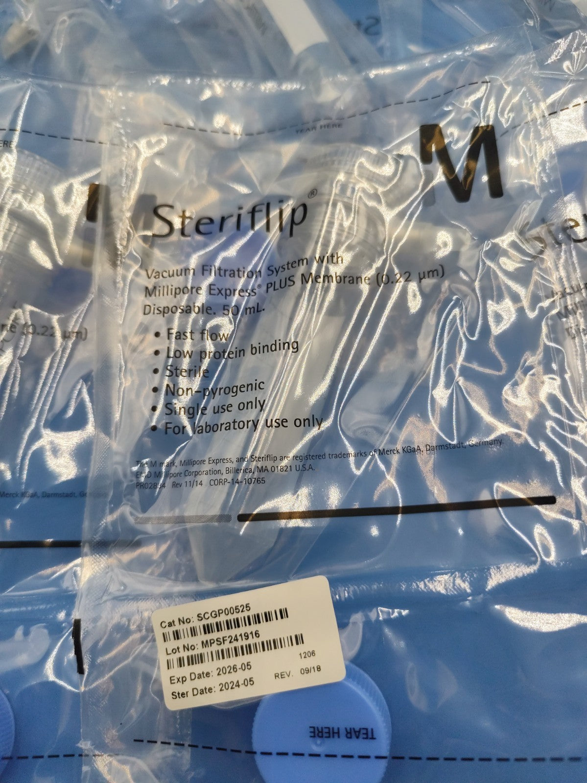 millipore steriflip vacuum filtration 50ml Set Of 6