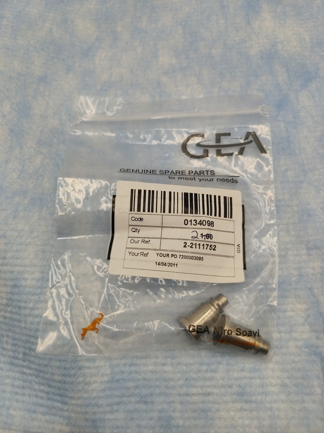 0134098 GEA Niro Soavi GEA New Bag Of 2