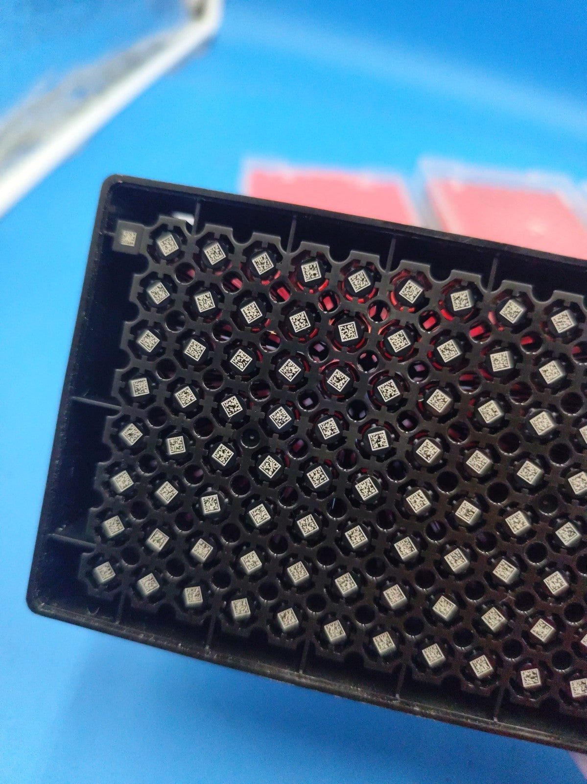 Four Boxes Of Barcode Storage Vials