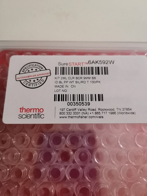 surestart 6ak592w New Box Vials
