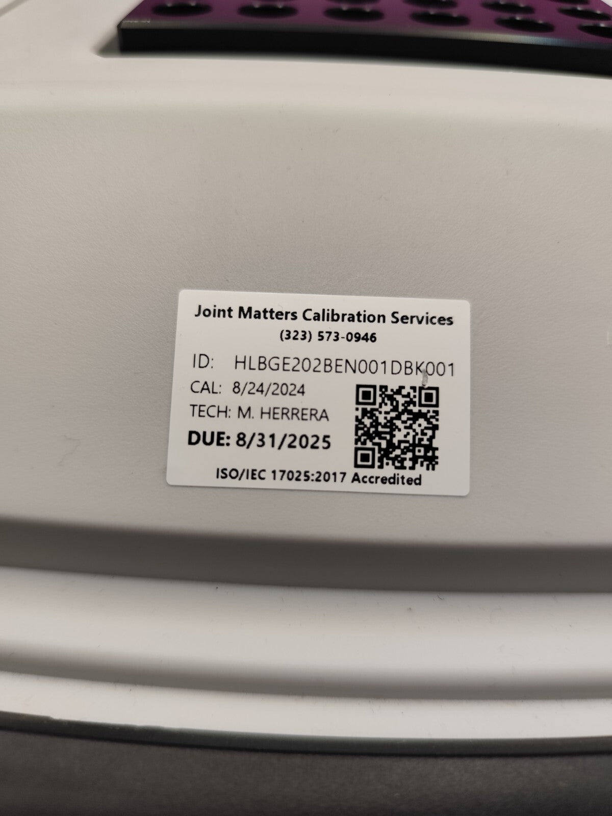 Thermo Scientific  Digital Heating Cooling Drybath 2025 Calibration or Taitec