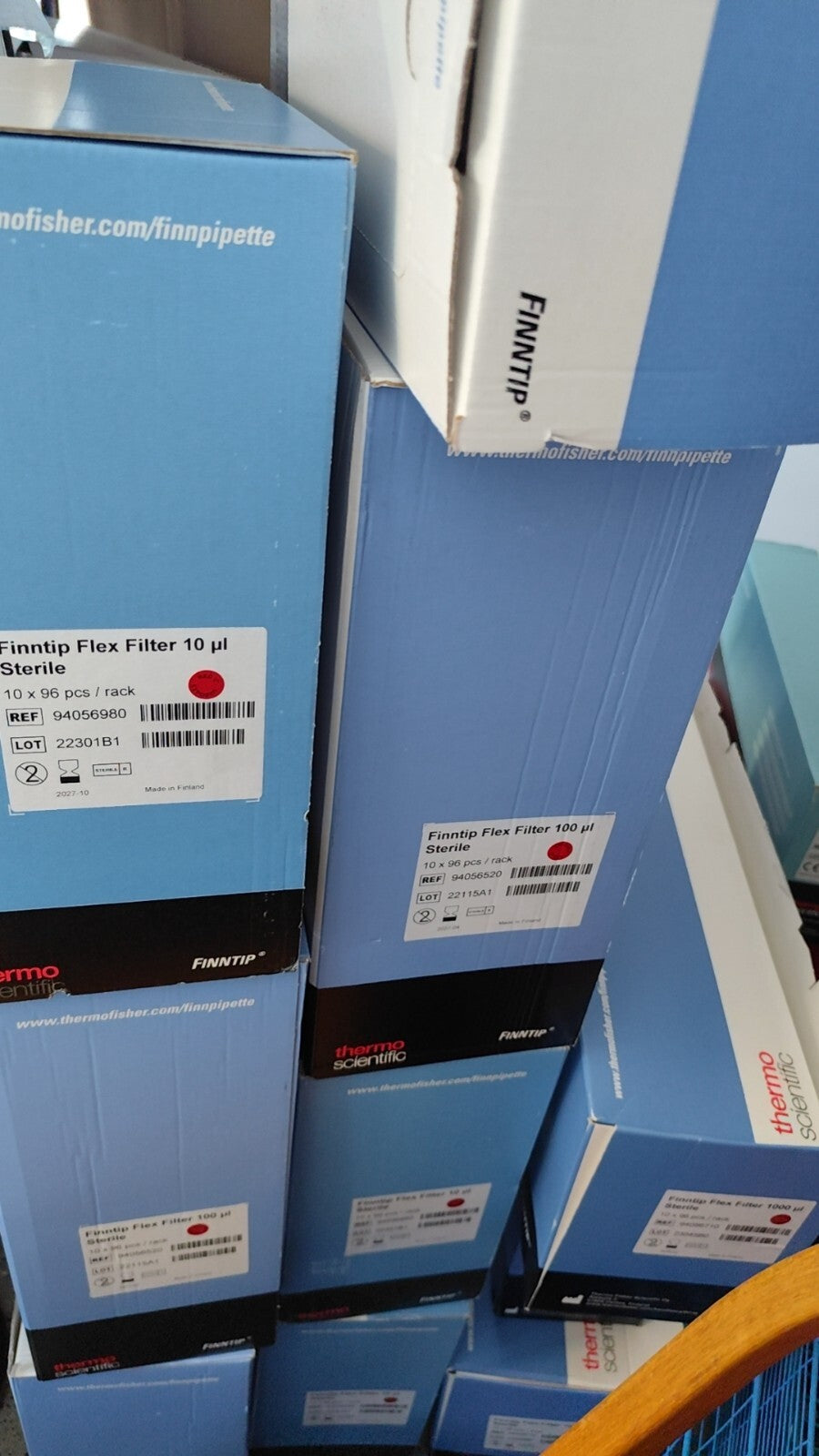 Thermo FinnTip Sterile Filter 10ul  1000ul Flex Pipette tip tips