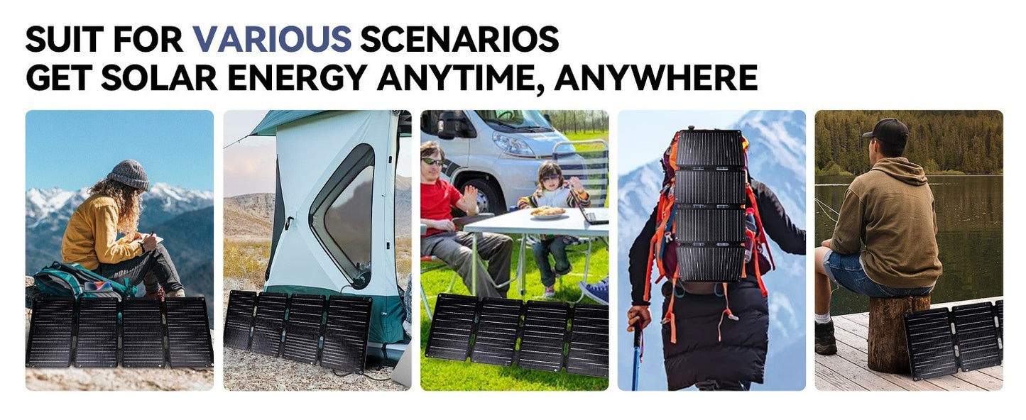 ECOLULU Portable Solar Charger Multiple models G60, G10 fold, G10 Air plus