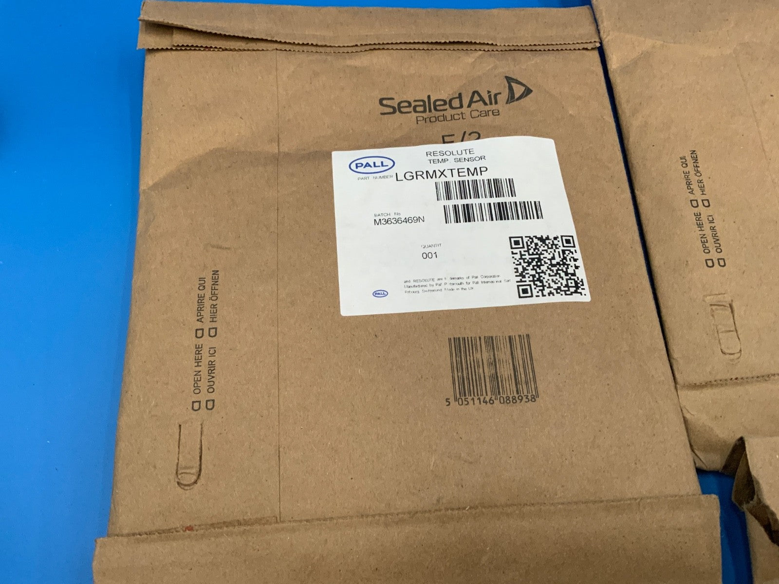 Pall resolute sesnsor PT100 EC-00337