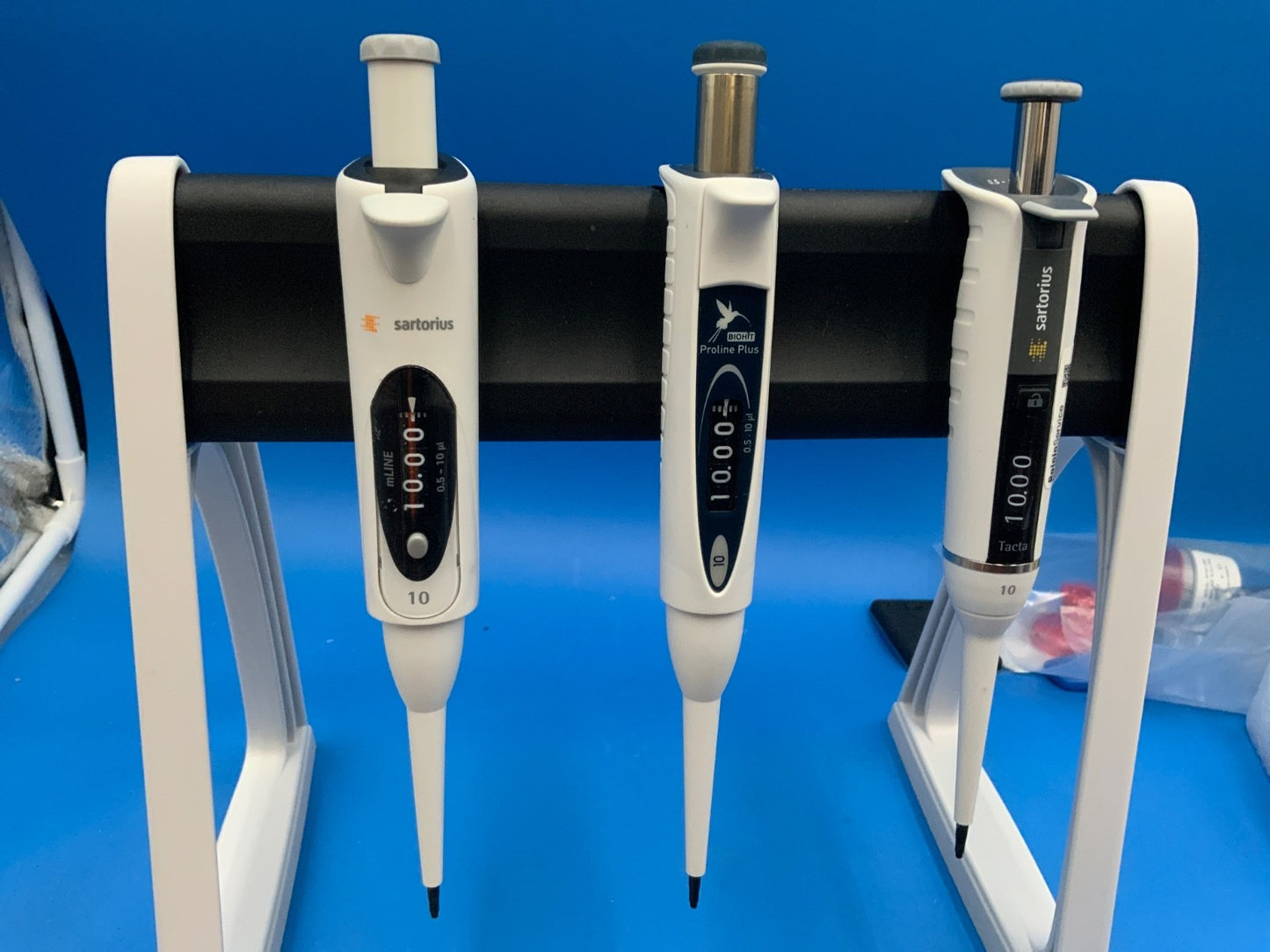 Sartorius Biohit Single Multi Channel Adjustable Pipette TESTED working Stand