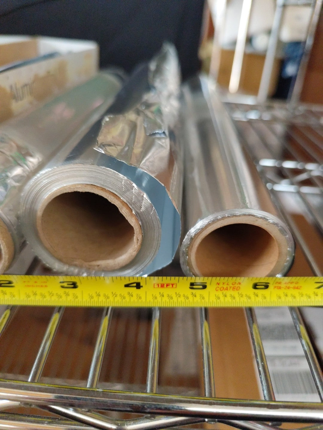 Aluminum Foil 10 Rolls Patially Used