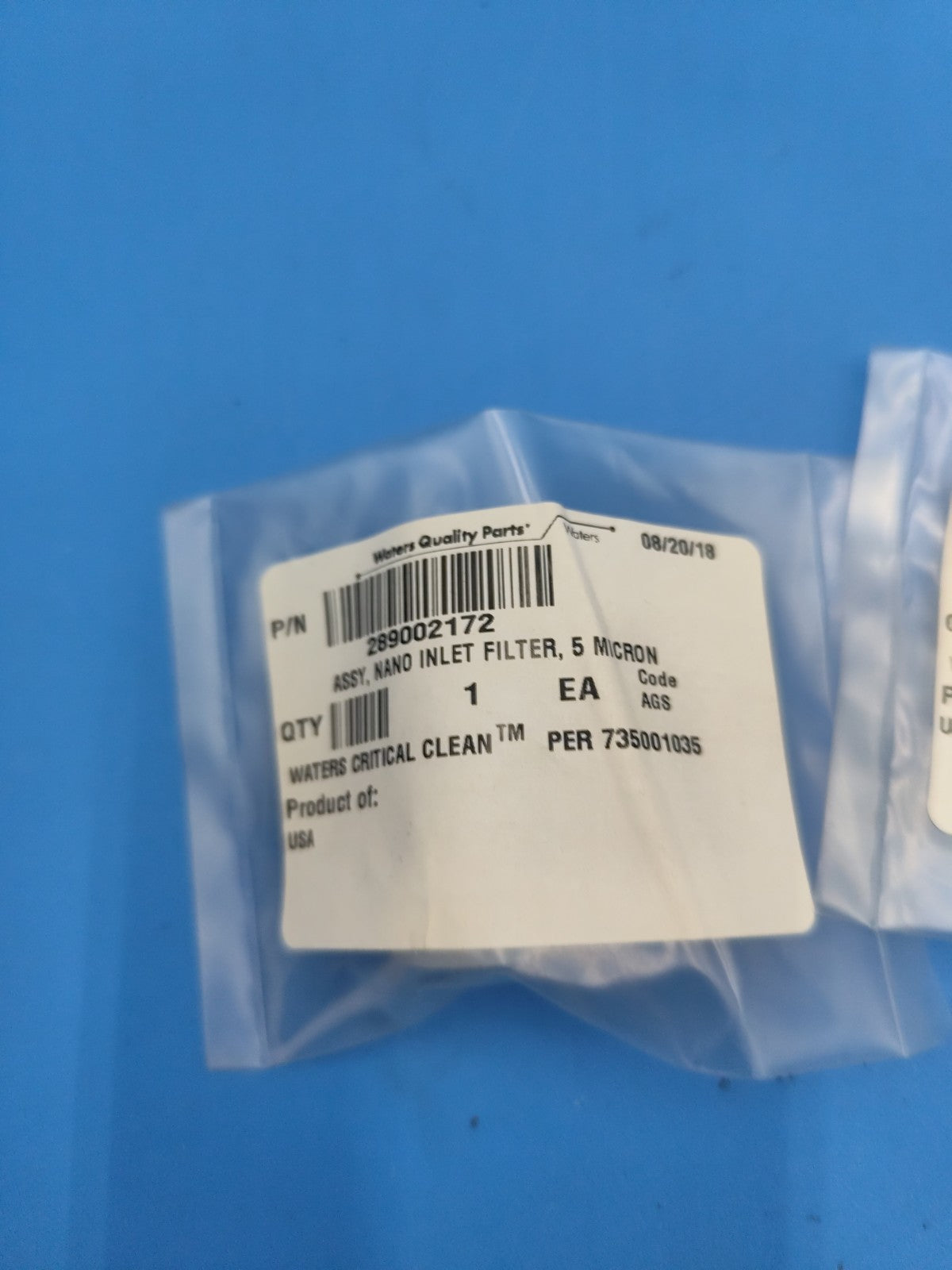 nanoACQUITY Nano Inlet Filter 5 Micron Assembly