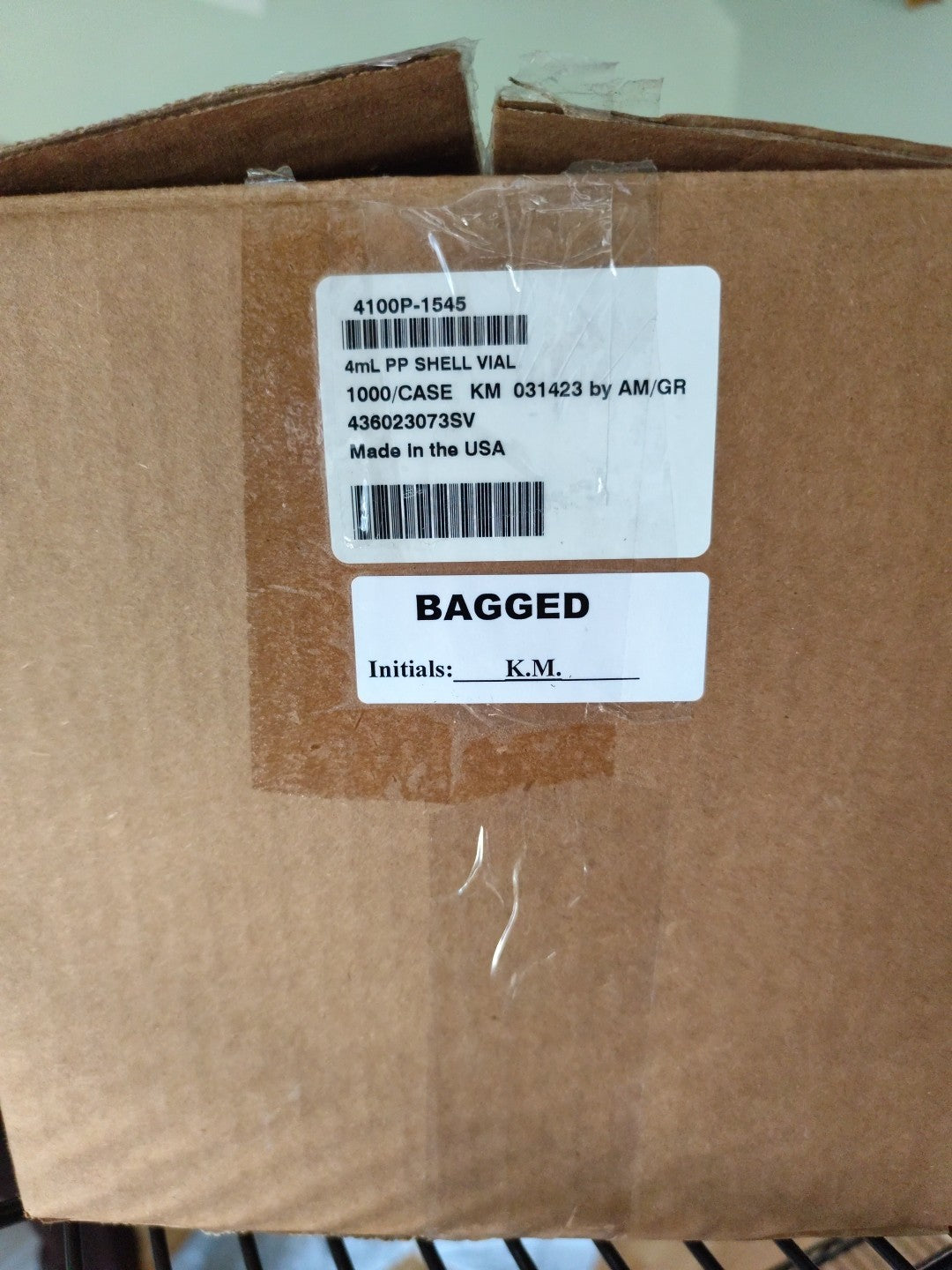 4ml pp shell vial Case Of 1000 4100P-1545