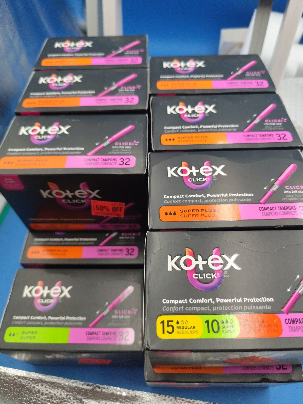 kotex tampon Random Style 6 Boxes