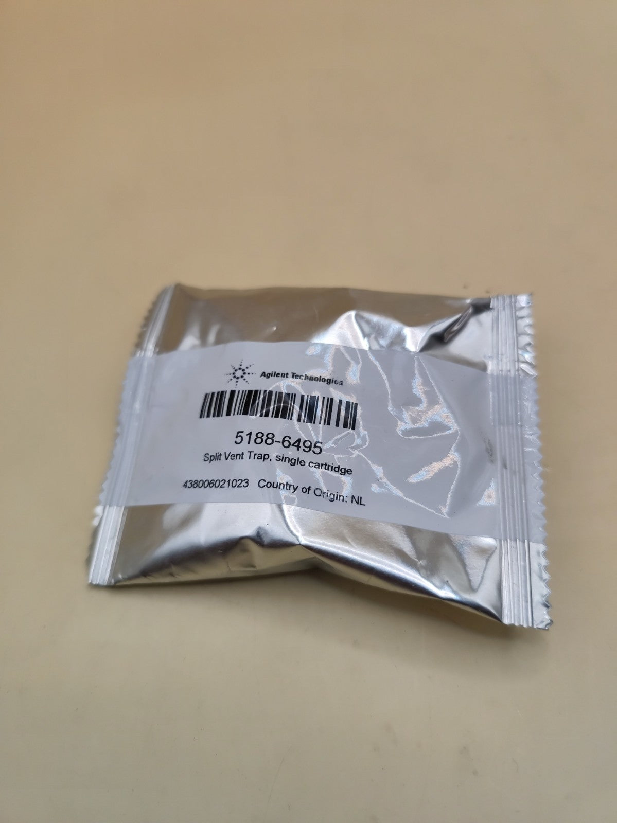 AGILENT TECHNOLOGIES 5188-6495 Single Cartridge Split Vent Trap