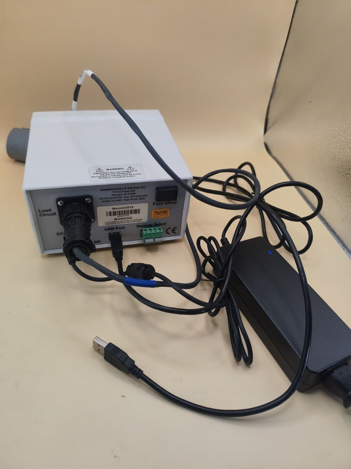 Analytical Sales and Services Monosleeve Controller with Heater Column