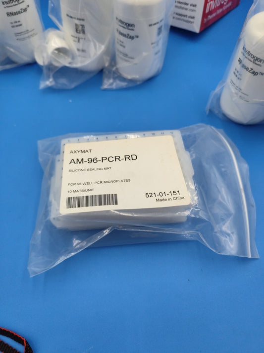 axymat AM-96-PCR-RD Bag Of 10 Silicone Sealing Mat 