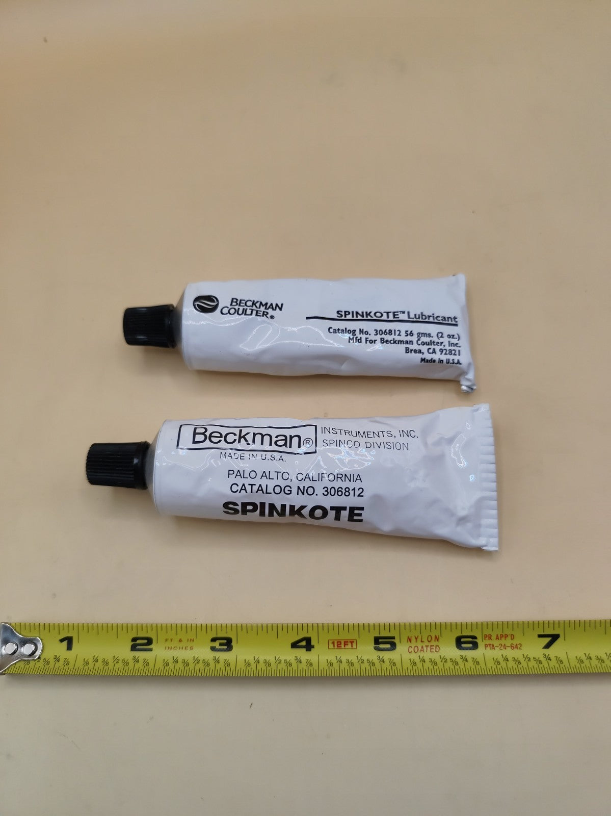 Set Of Two beckman lubricant spinkote