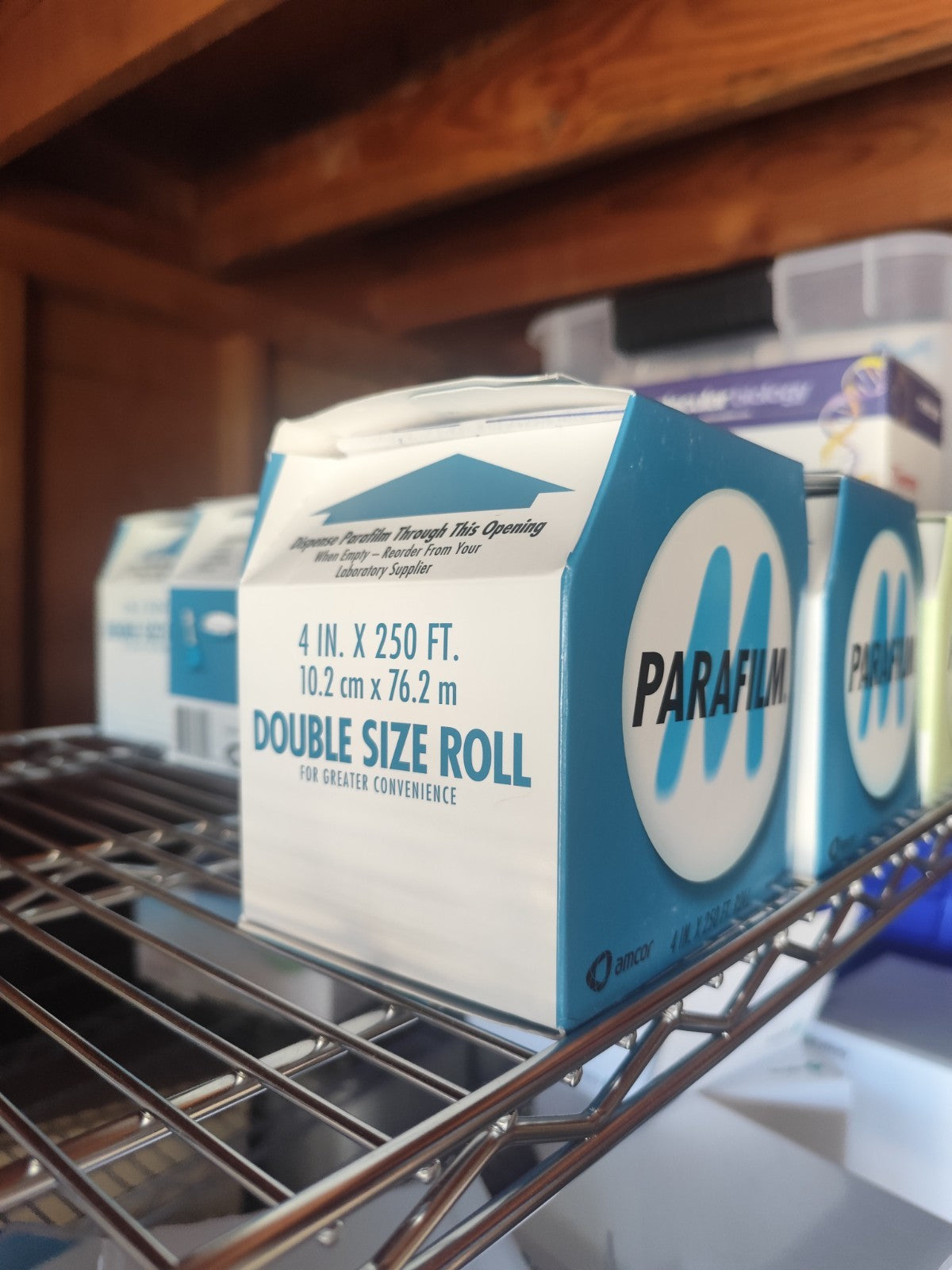 parafilm 4 IN. X 250 FT. 10.2 cm x 76.2 m  DOUBLE SIZE ROLL
