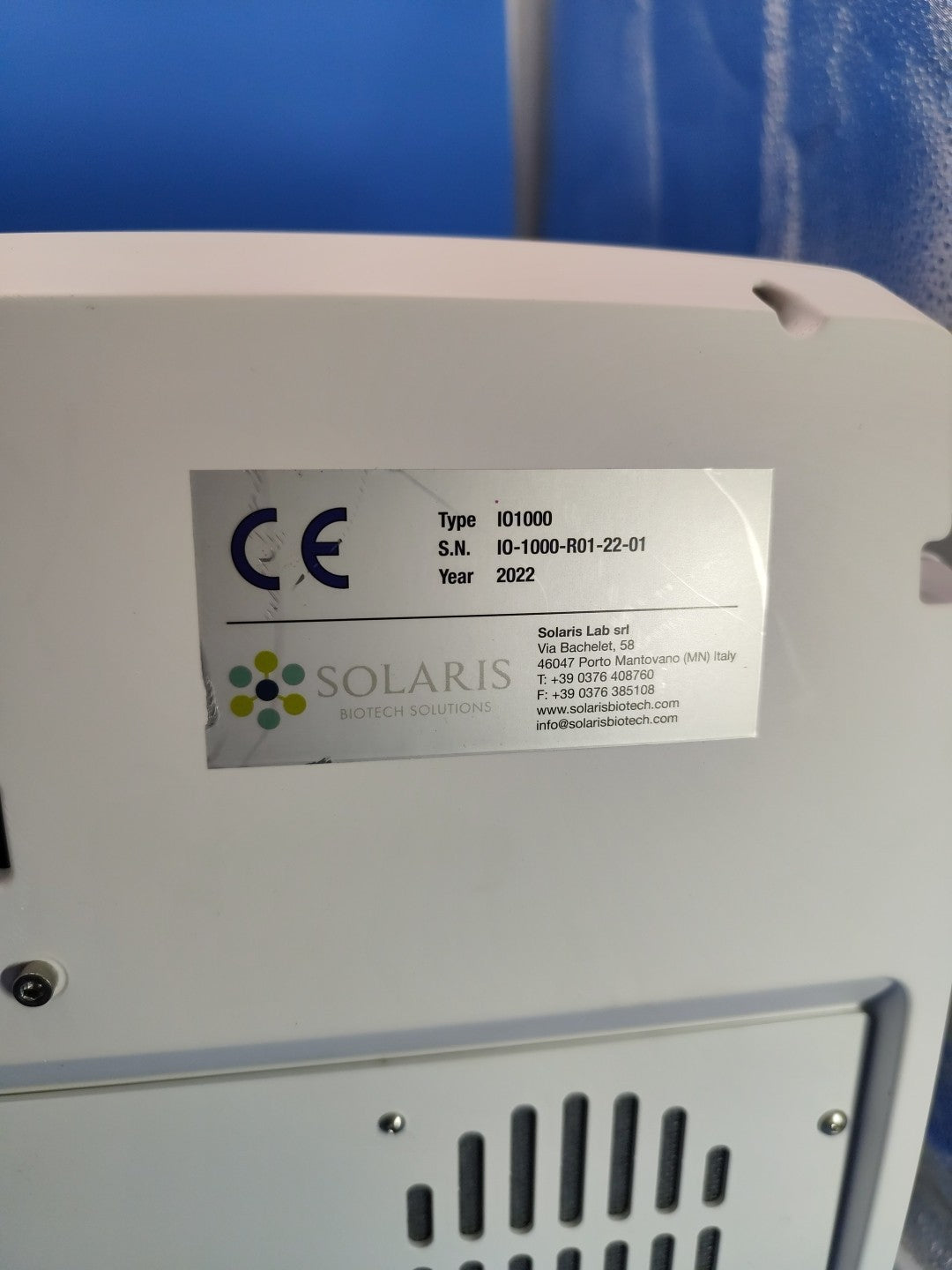Solaris Fermentation System IO
