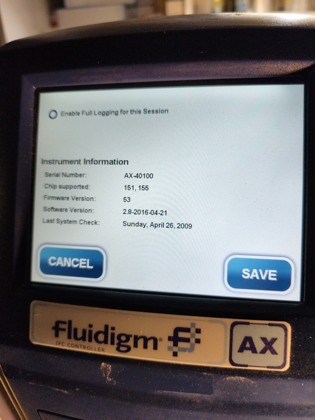 Fluidigm BioMark IFC AX Controller AX 