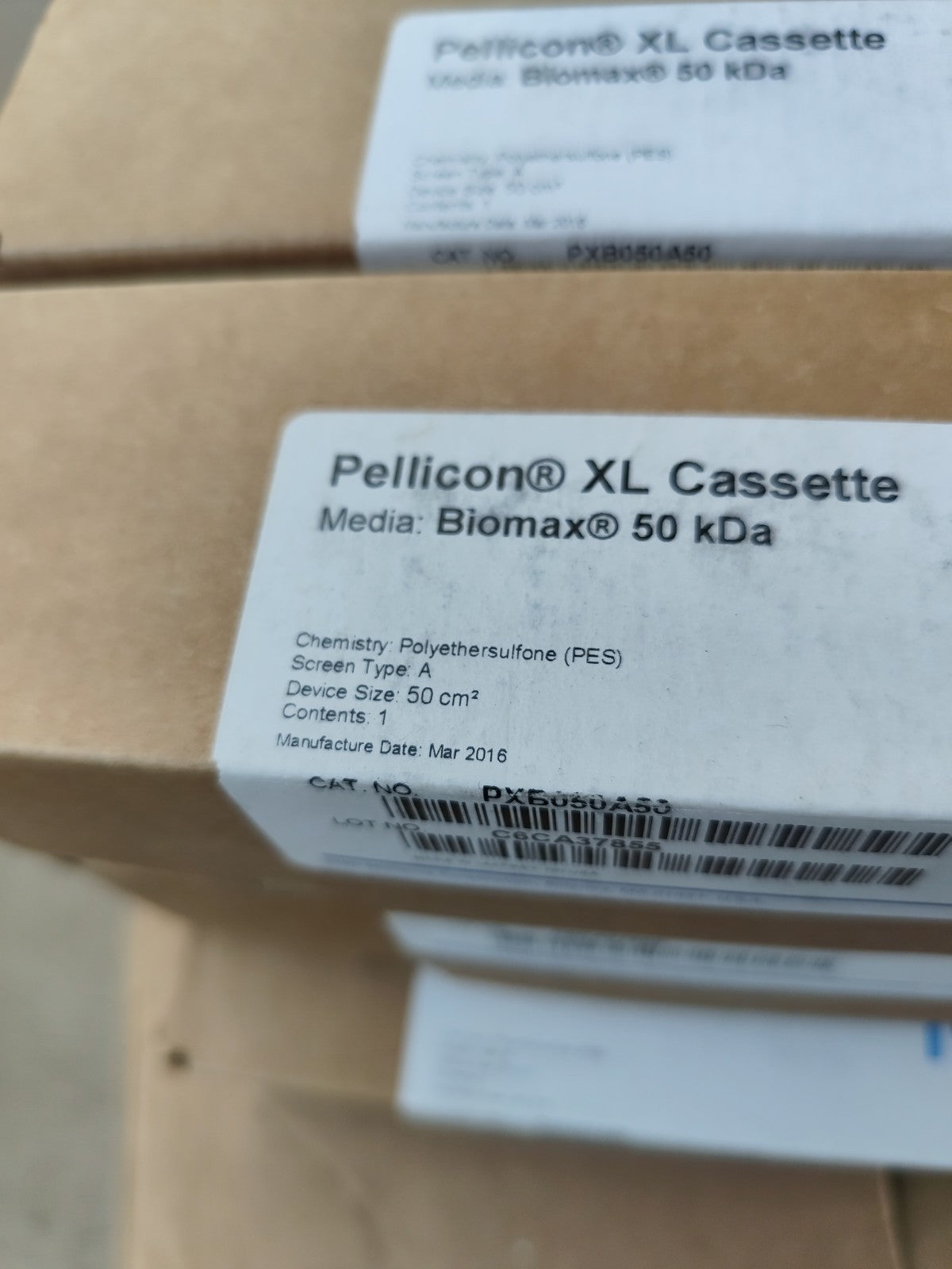pellicon xl cassette biomax 50kd pxb050a50 PES 