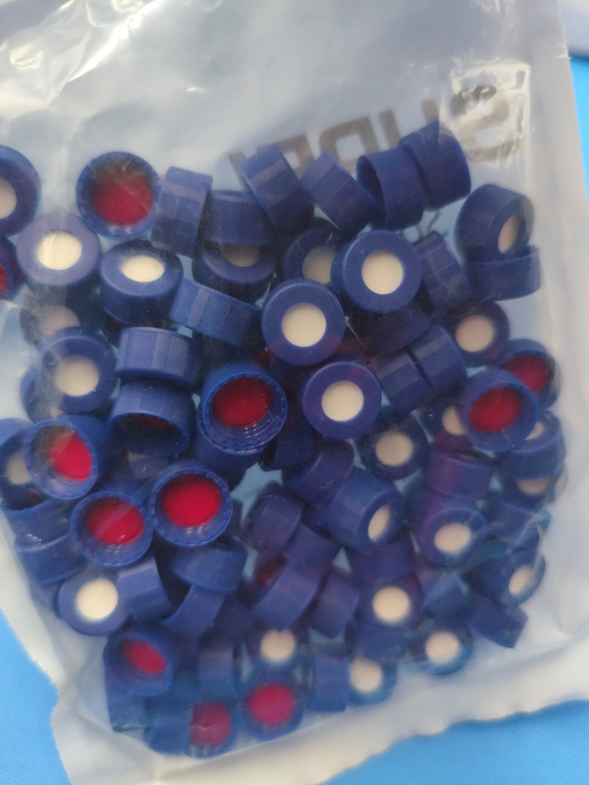 Screw cap (open-top), 9 mm thread, with liner 29047-U supelco Bag 100