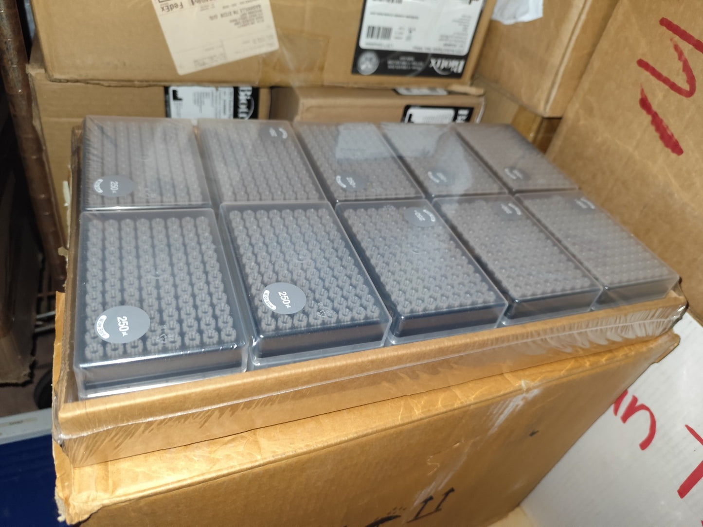Agilent Technologies 19477-032 Disposable Pipette Tips 250µL 96/Rack 10 Racks 