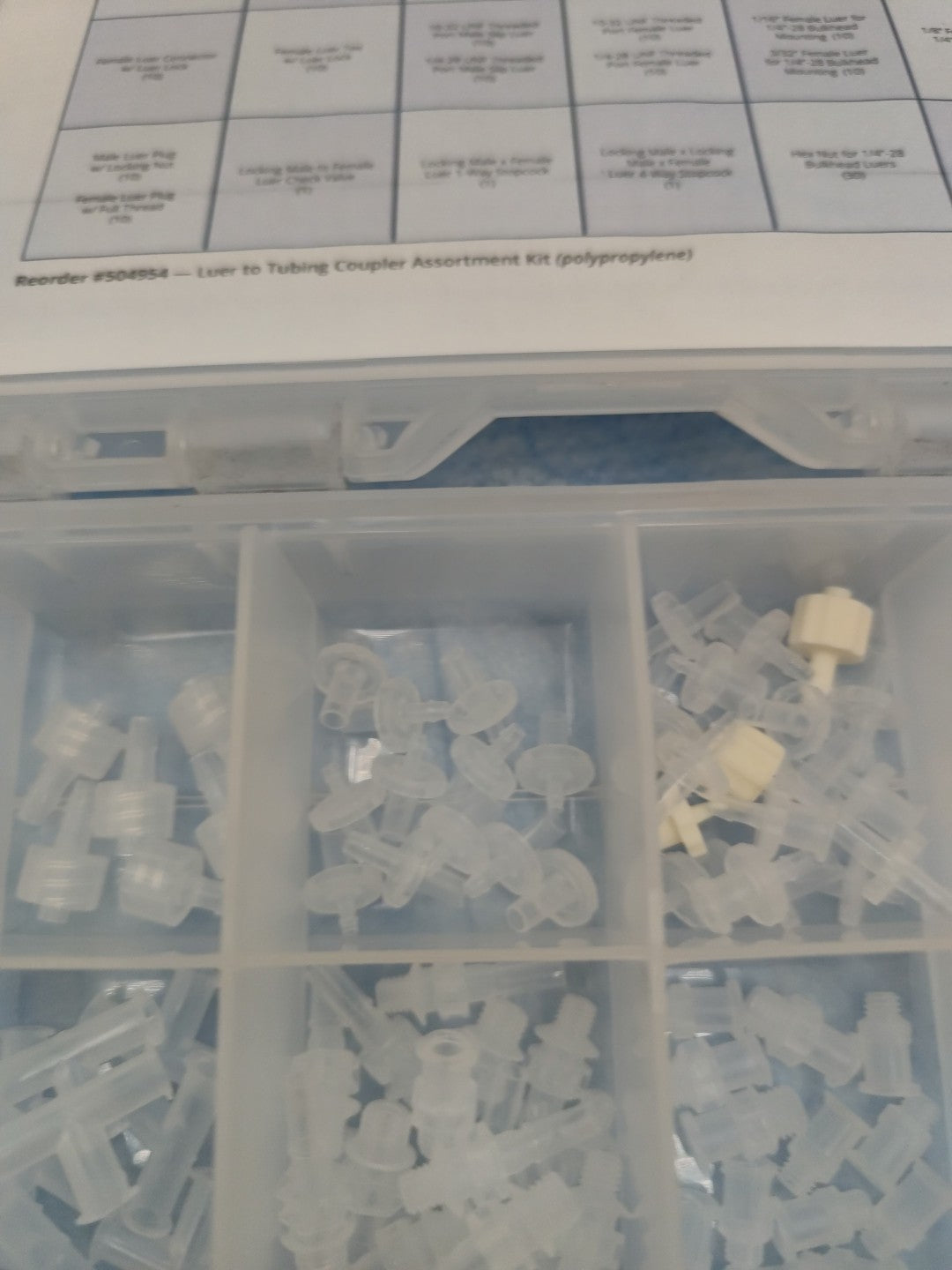 world precision instruments luer to tubing coupler assortment kit