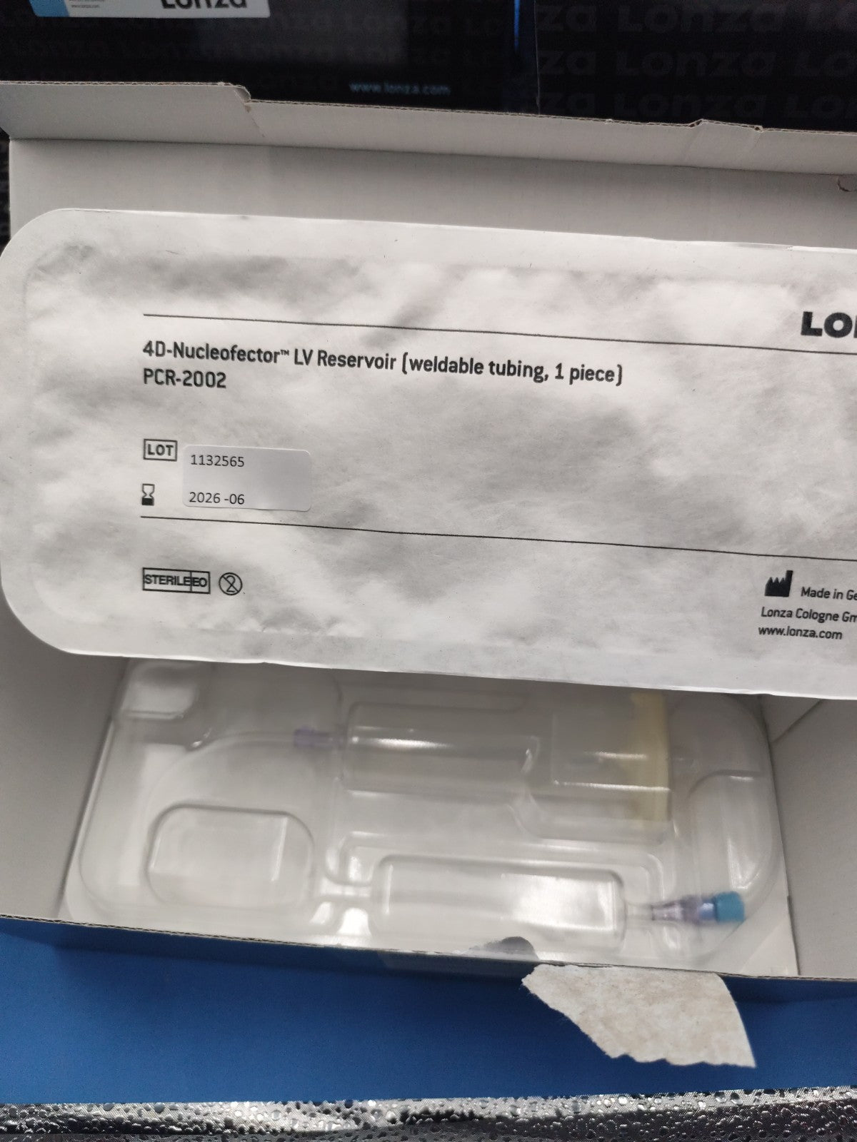 Lonza 4D-Nucleofector  LV Reservoir Weldable tubing 2 pieces V4LR-1001W