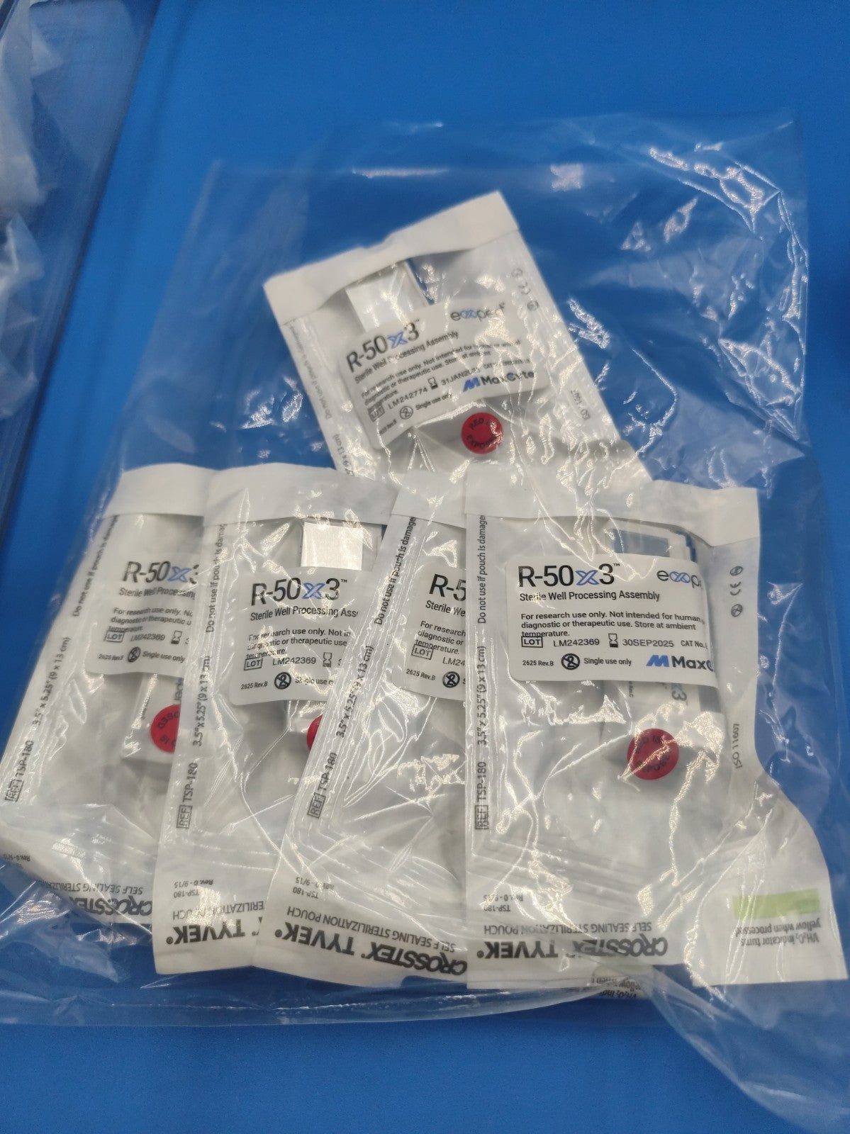 (5) MAXCYTE R-50x3 Expert Electroporation Processing Assembly
