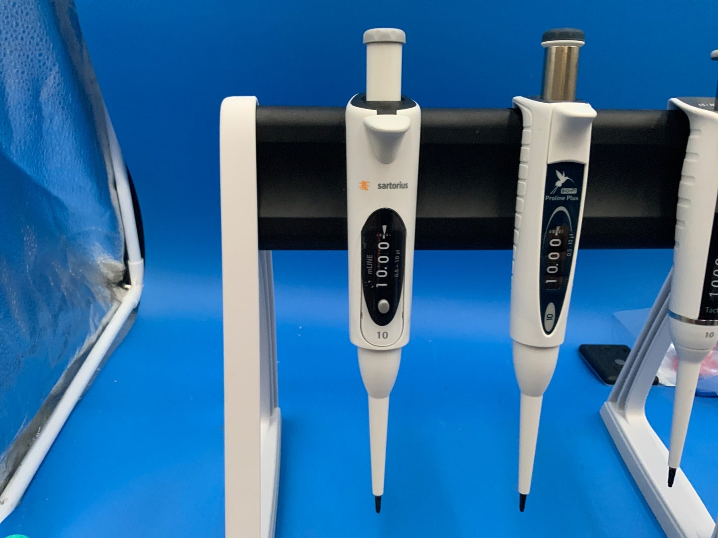 Sartorius Biohit Single Multi Channel Adjustable Pipette TESTED working Stand