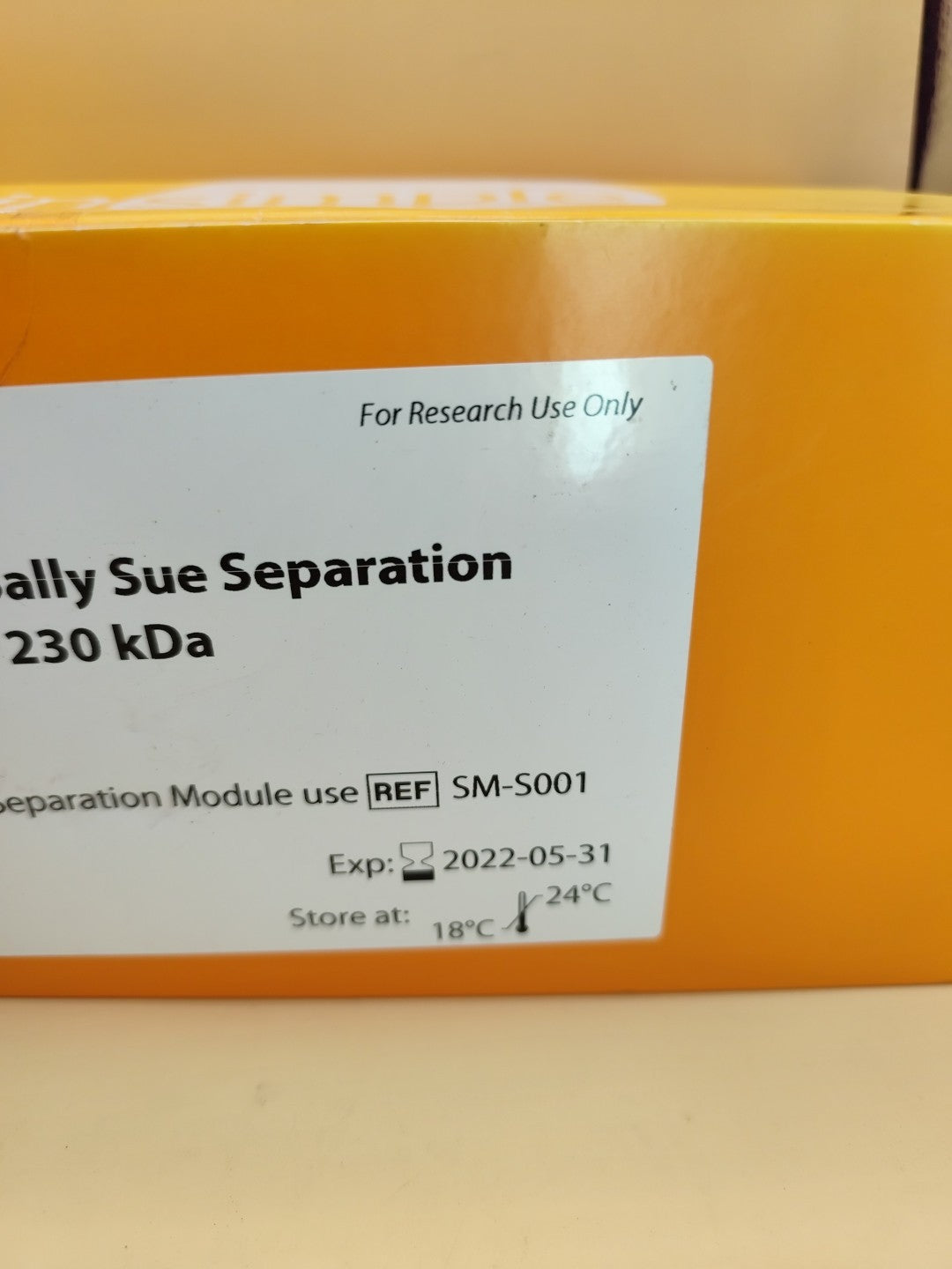 ProteinSimple 12-230 kDa Separation Module for Peggy Sue or Sally Sue 480 Capill