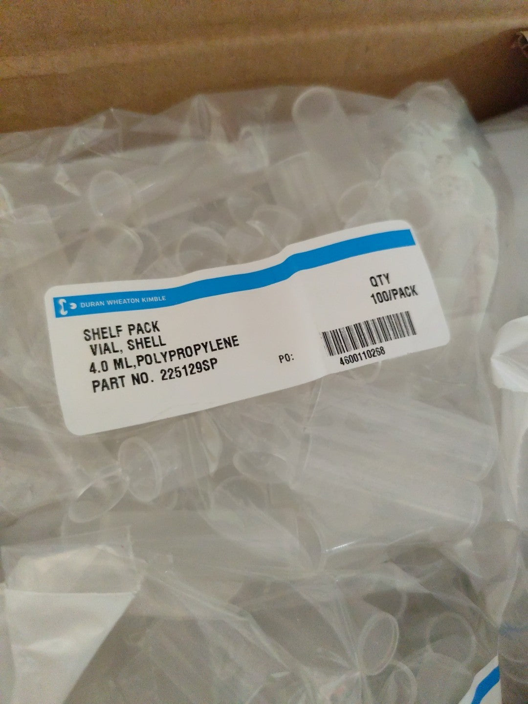 4ml pp shell vial Case Of 1000 4100P-1545