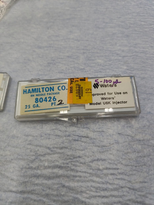 80426 needle Pack Of 2 Waters Hamilton For U6K Injector 