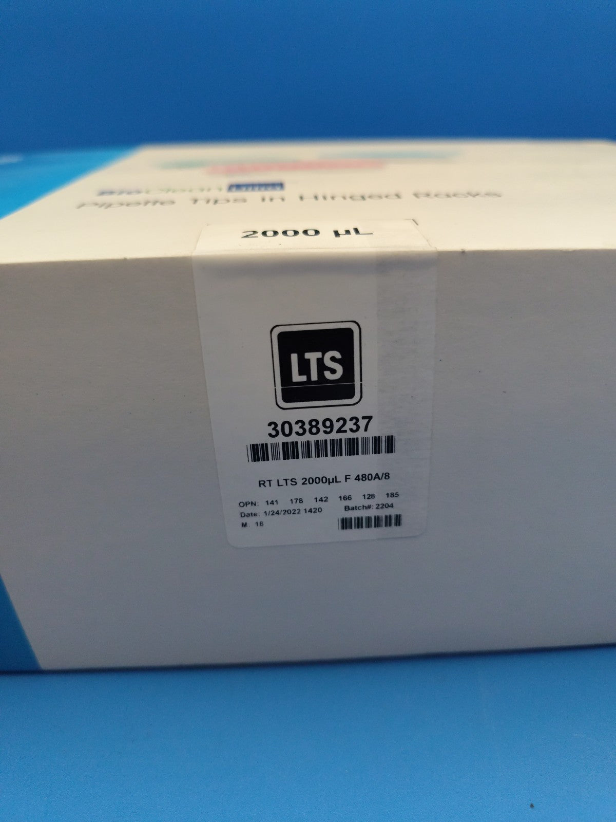 Pipette Tips RT LTS 2000µL F 480A/8 Box Of 8 Racks 