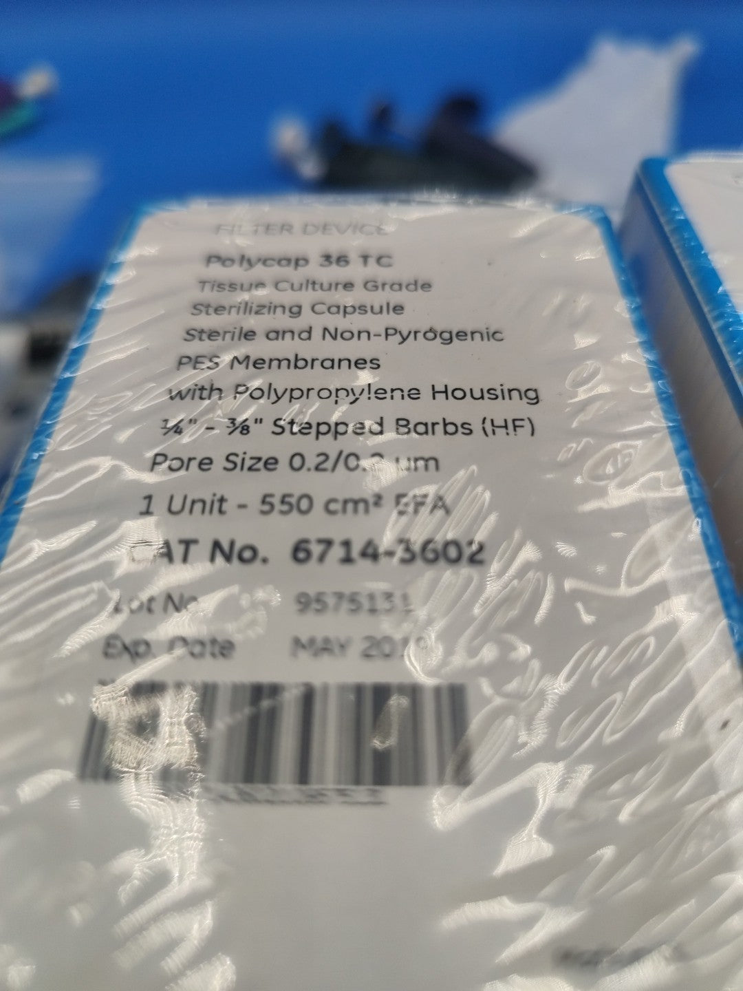 Polycap 36 TC 6714-3602 GE Whatman Expired