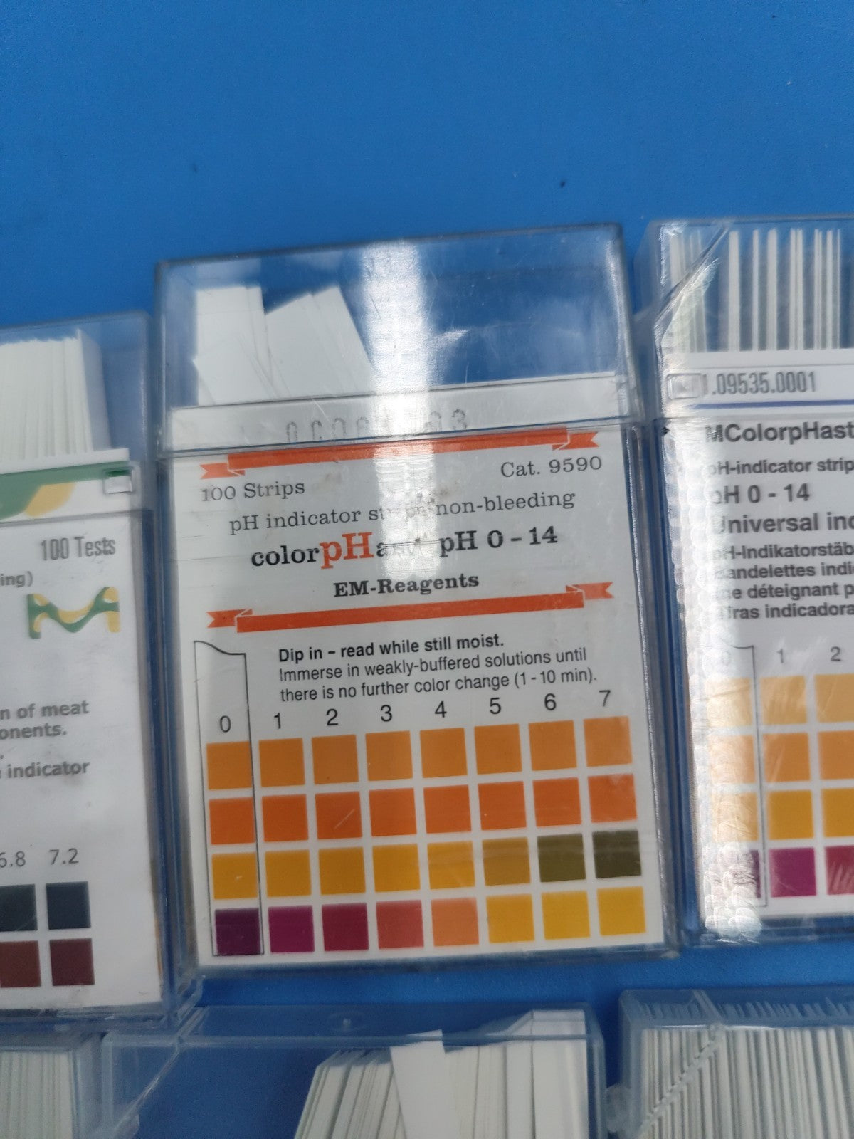 Lot Of pH Testing Paper Strips Indicator Millipore Supelco Etc