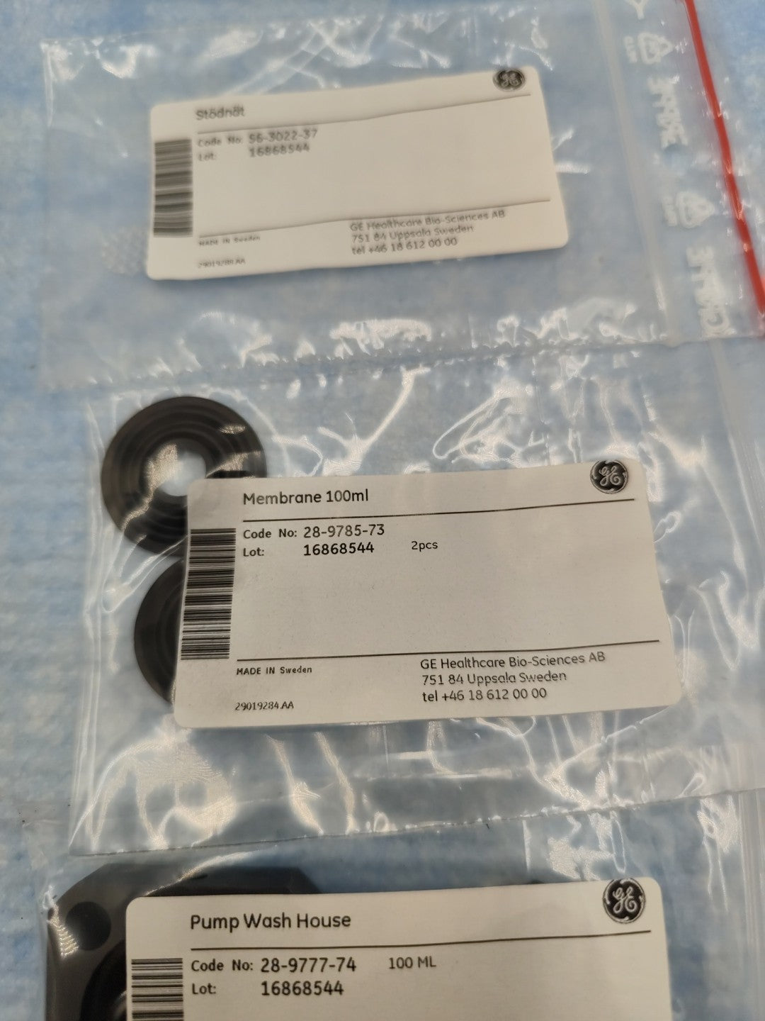 GE Cytiva PM Parts For Akta Pump Wash House O Ring Omni Seal etc