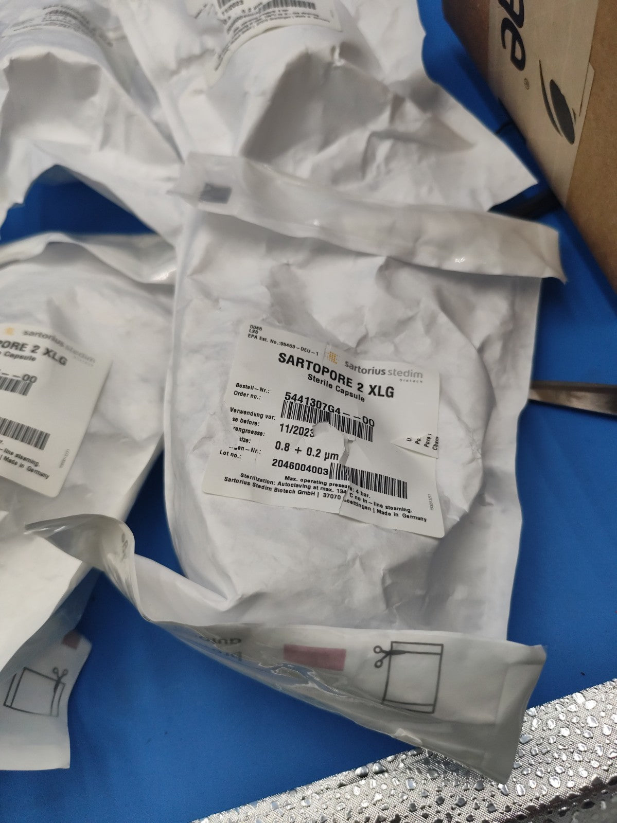 sartorius sartopure 2 XLG 0.8 um sterile capsule
