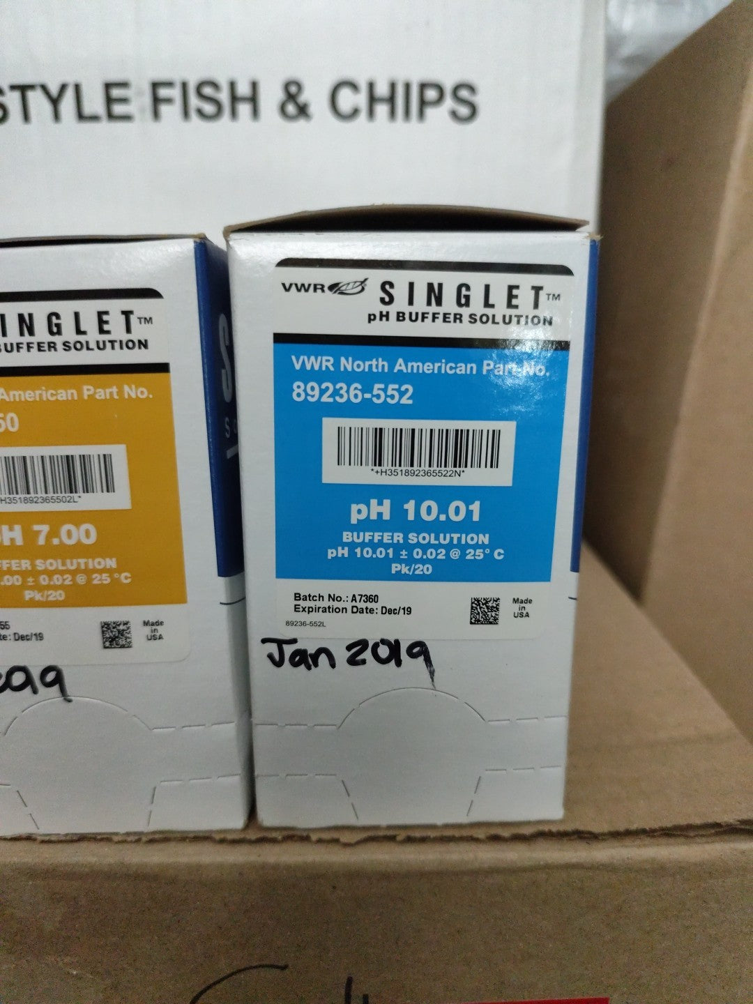 Vwr pH Buffer Solution For Calibration 4.01 7.00 10.01 Total 3 Pack Of 20 Each