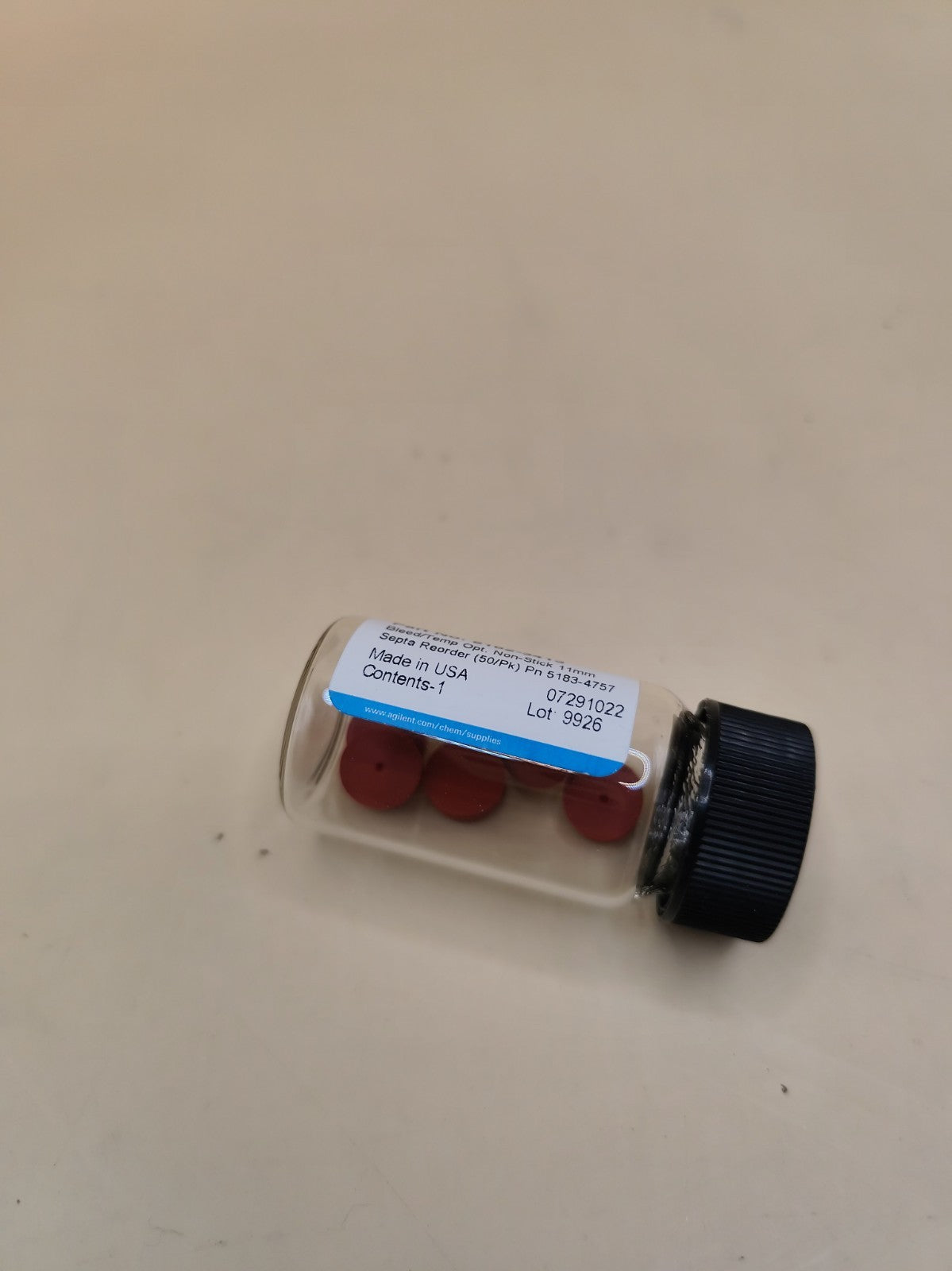 5 PK For Agilent 5182-3413 51823413 High Temp Low Bleed Septa